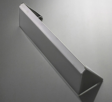 Stainless Steel Letter Plate Cowl Silver